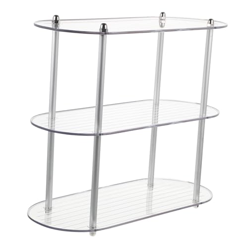 SOIMISS Großes Abnehmbares Stöckiges Aufbewahrungsregal aus Transparentem Material Platzsparend Robust und Vielseitig für Küche Bad und Schlafzimmer Multifunktionaler Organizer mit SOIMISS Großes Abnehmbares Stöckiges Aufbewahrungsregal aus Transparentem Material Platzsparend Robust und Vielseitig für Küche Bad und Schlafzimmer Multifunktionaler Organizer mit von SOIMISS