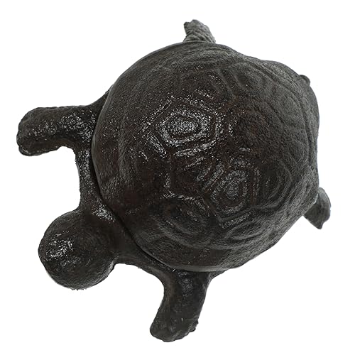 SOIMISS Gusseisen Schildkröten Schlüsselversteck für Außenbereich Robustes Garten Schlüsselversteck mit Realistischem Design Wetterfestes Outdoor Schlüsselkasten Sicheres Ersatzschlüssel von SOIMISS
