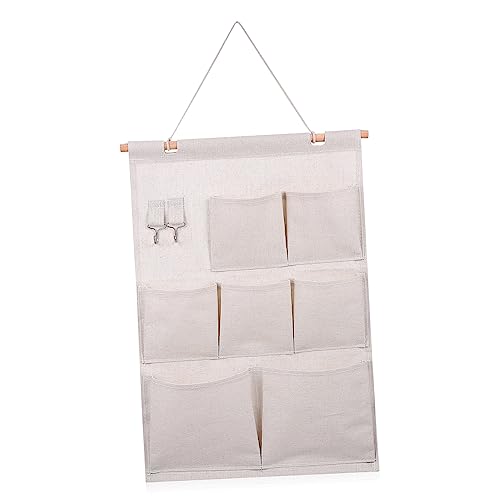 SOIMISS Hängender Schrank Organizer Mit Wandtaschen Faltbare Aufbewahrungslösung Für Schlafzimmer Wohnzimmer Und Cremefarben Für Ordnungssysteme SOIMISS Hängender Schrank Organizer Mit Wandtaschen Faltbare Aufbewahrungslösung Für Schlafzimmer Wohnzimmer Und Cremefarben Für Ordnungssysteme von SOIMISS