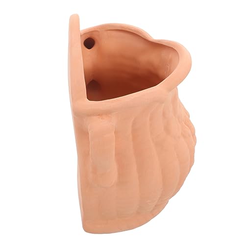 SOIMISS Hängender Wandblumentopf aus Terrakotta Wandmontierter Pflanzenhalter für Balkon und Garten Minimalistisches Design für Außenbereich Blumen und Sukkulenten SOIMISS Hängender Wandblumentopf aus Terrakotta Wandmontierter Pflanzenhalter für Balkon und Garten Minimalistisches Design für Außenbereich Blumen und Sukkulenten von SOIMISS