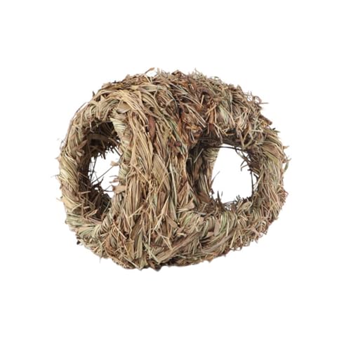 SOIMISS Handgewebtes Vogelnest aus Natürlichem Gras mit Löchern Langlebig Dekorativ für Garten und Vogelkäfig Natürliches Design Haustierspielzeug für Wellensittiche und Kleine Vögel SOIMISS Handgewebtes Vogelnest aus Natürlichem Gras mit Löchern Langlebig Dekorativ für Garten und Vogelkäfig Natürliches Design Haustierspielzeug für Wellensittiche und Kleine Vögel von SOIMISS