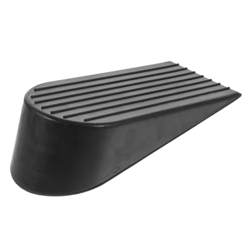SOIMISS Heavy duty Gummi Türstopper Keil Rutschfest Türhalter Schutz für Holz Laminatböden Neigendesign für Wohn Büroanwendung Wiederverwendbar und Robust Großes Modell für Innen und von SOIMISS