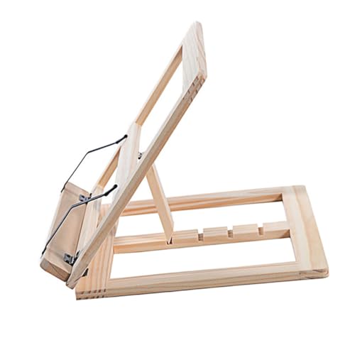 SOIMISS Holz Buchständer Leseständer Robust Verstellbar für Studenten Desktop Bücherhalter Multifunktional für Bücher Tablets Magazine Dokumente SOIMISS Holz Buchständer Leseständer Robust Verstellbar für Studenten Desktop Bücherhalter Multifunktional für Bücher Tablets Magazine Dokumente von SOIMISS