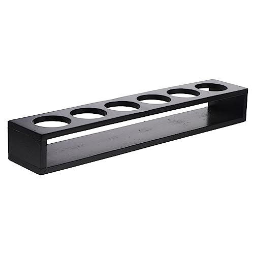 SOIMISS Holz Schnapsglas Halter Für Whisky Tequila Und Spirituosen Eleganter Displayständer Für Gläser Stabiler Flaschenhalter Aus Hochwertigem Holz Für Bars Und Partys von SOIMISS