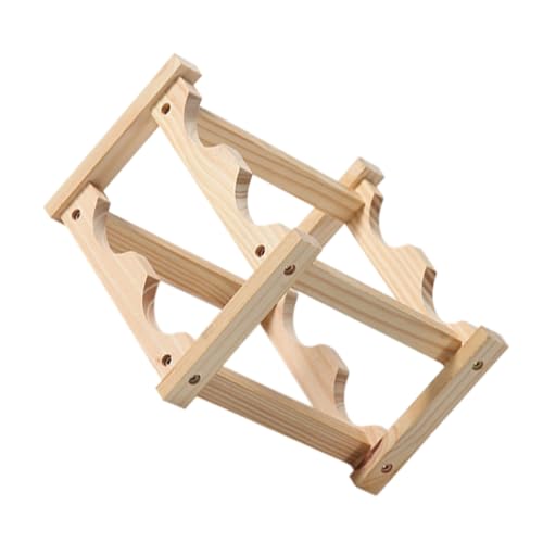 SOIMISS Holz Weinregal Lagig für Flaschen Minimalistischer Rotweinhalter Stabiles Desktop Weinaufbewahrungsregal Weinflaschen Display für Zuhause und Büro SOIMISS Holz Weinregal Lagig für Flaschen Minimalistischer Rotweinhalter Stabiles Desktop Weinaufbewahrungsregal Weinflaschen Display für Zuhause und Büro von SOIMISS