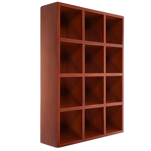 SOIMISS Holz wandregal Fächer Vintage Stil Wandmontiertes Display Regal für Kleine Gegenstände Rustikale Wandbox zur Aufbewahrung und Dekoration Praktisches Wandboard für Wohnzimmer und SOIMISS Holz wandregal Fächer Vintage Stil Wandmontiertes Display Regal für Kleine Gegenstände Rustikale Wandbox zur Aufbewahrung und Dekoration Praktisches Wandboard für Wohnzimmer und von SOIMISS