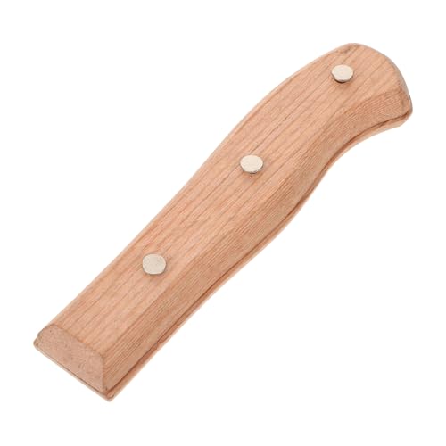 SOIMISS Holzgriff Küchenmesser Ersatzgriff aus Leichtem Buchenholz Ergonomischer Cuttergriff zum Austausch Praktische Küchenwerkzeug Griff Kompakt und Handlich für Schneidewerkzeuge von SOIMISS