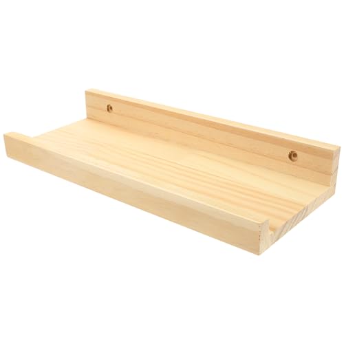 SOIMISS Holzregal Schwebend Wandboard für Wohnzimmer Schlafzimmer Kompaktes Wandregal aus Pine Massivholz Dekoratives Mini Regal zur Aufbewahrung Kleiner Gegenstände Vielseitiges von SOIMISS