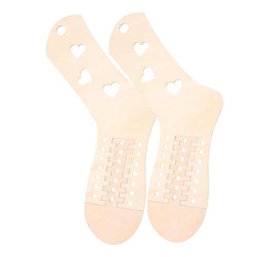 SOIMISS Holzsockenblocker DIY Strickmodell Sockenschablone Langlebig für Handstricken Sockenherstellung Größenhilfe für Strickfreunde von SOIMISS