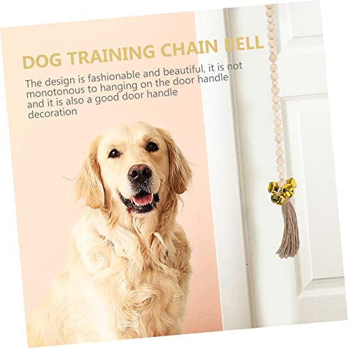 SOIMISS Hundeglocke Zum Töpfchentraining Für Hunde Trainingsglocke Aus Holz Türklingel Für Stubenreine Hunde Einfach Zu Bedienen Für Welpen Und Erwachsene von SOIMISS