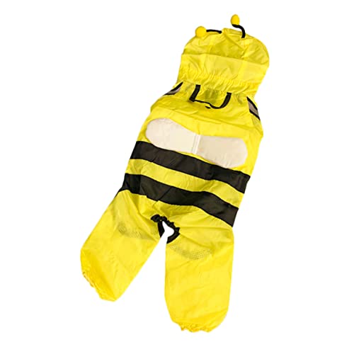 SOIMISS Hunderegenmantel Kleine und Mittlere Hunde Wasserdichter Leichter Regenponcho mit Kapuze Bienenförmiges Design Praktischer Faltbarer Hunderegenmantel für und Outdoor Aktivitäten SOIMISS Hunderegenmantel Kleine und Mittlere Hunde Wasserdichter Leichter Regenponcho mit Kapuze Bienenförmiges Design Praktischer Faltbarer Hunderegenmantel für und Outdoor Aktivitäten von SOIMISS