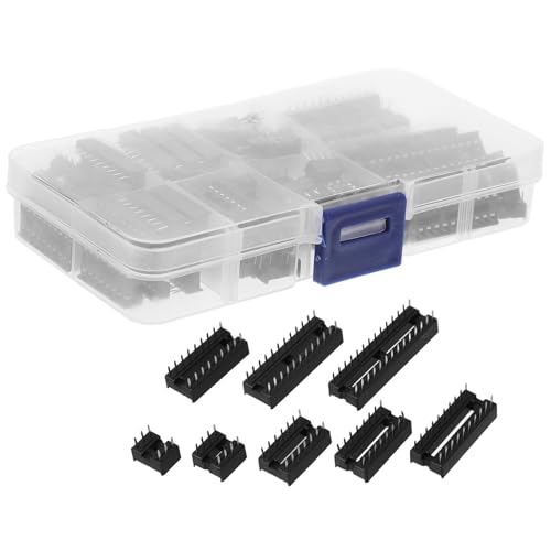 SOIMISS Ic Sockel Set Dip Pin Ic Chip Halter mit Hohlraum für Wärmeableitung Langlebiger DIY Steckplatz Ersatz für Integrierte Schaltkreise SOIMISS Ic Sockel Set Dip Pin Ic Chip Halter mit Hohlraum für Wärmeableitung Langlebiger DIY Steckplatz Ersatz für Integrierte Schaltkreise von SOIMISS