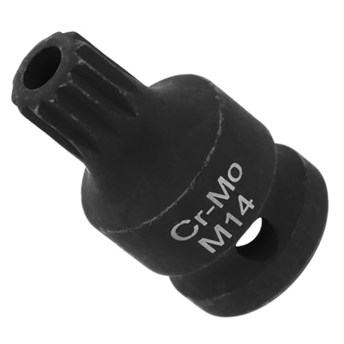 SOIMISS Impact Triple Square Spline Steckschlüssel Kurz Hohl aus Stahl Robuster Bremssattel Werkzeug Adapter für Effiziente Bremsenmontage und Demontage Kompakt und Langlebig SOIMISS Impact Triple Square Spline Steckschlüssel Kurz Hohl aus Stahl Robuster Bremssattel Werkzeug Adapter für Effiziente Bremsenmontage und Demontage Kompakt und Langlebig von SOIMISS