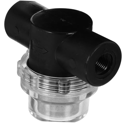 SOIMISS Inline Strainer Filter Innengewinde Wasserpumpenfilter Garten Schlauchfilter Transparent Feines Sieb Schützt Pumpe vor Schmutz für Teichpumpe Springbrunnen Aquarium von SOIMISS