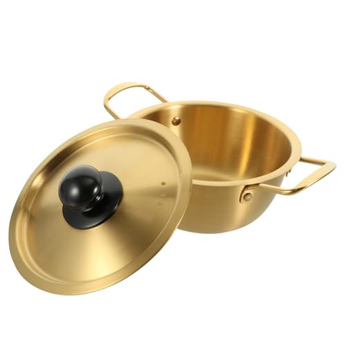 SOIMISS Instant Nudel Topf mit Deckel Kleiner Hot Pot für Milch Suppe und Ramen Gerichte Platzsparend Gute Wärmeleitung Vielseitiges Kochgeschirr für Haushalt SOIMISS Instant Nudel Topf mit Deckel Kleiner Hot Pot für Milch Suppe und Ramen Gerichte Platzsparend Gute Wärmeleitung Vielseitiges Kochgeschirr für Haushalt von SOIMISS