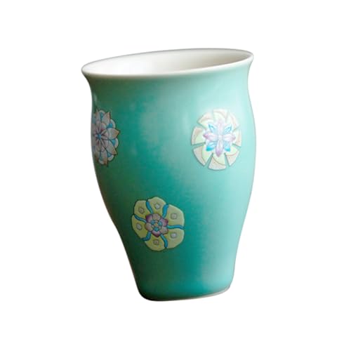 SOIMISS Japanische Keramik Teetasse Stilvolle Grüne Teeschale Kompakt und Handlich für Zuhause Büro Teehäuser für Teezeremonie und von SOIMISS