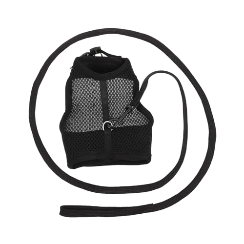 SOIMISS Kaninchen Geschirr Leine Set aus Atmungsaktivem Meshstoff Sanft und Strapazierfähig Verstellbar für Kleine Hasen mit Brustumfang Sicheres Haustierzubehör für Spaziergänge und von SOIMISS