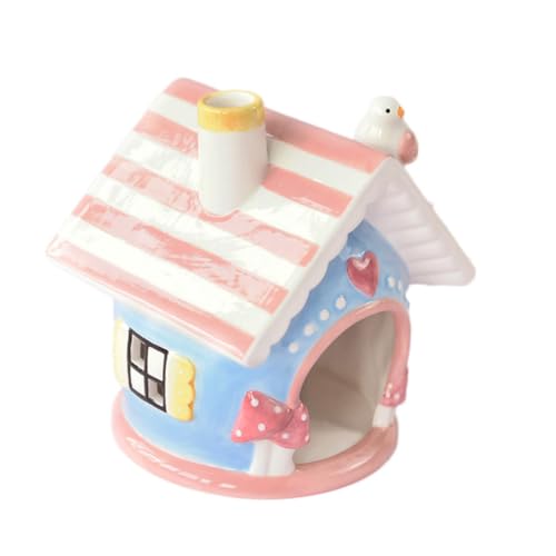 SOIMISS Keramik Hamsterhaus in Rosa Kleines Leichtes Haustiernest Langlebiges Hamsterversteck mit Dekorativem Vogelhaus Design Geeignet für Zwerghamster und Kleintiere Tragbares SOIMISS Keramik Hamsterhaus in Rosa Kleines Leichtes Haustiernest Langlebiges Hamsterversteck mit Dekorativem Vogelhaus Design Geeignet für Zwerghamster und Kleintiere Tragbares von SOIMISS