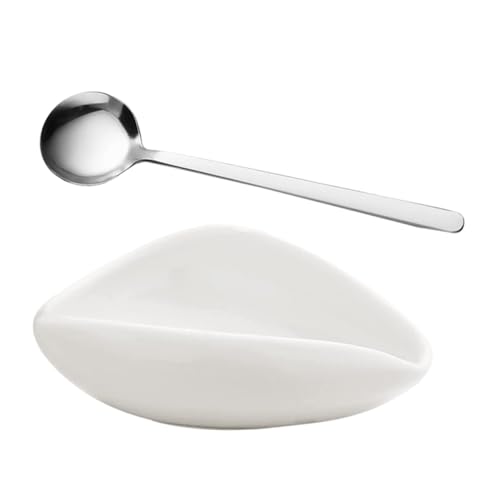 SOIMISS Keramik Kaffeebohnen Messschale mit Löffel Teiliges Wiederverwendbar Multifunktional als Dosier und Serviertablett für Küche Restaurant Kaffee Bar Zubehör Robust und Praktisch SOIMISS Keramik Kaffeebohnen Messschale mit Löffel Teiliges Wiederverwendbar Multifunktional als Dosier und Serviertablett für Küche Restaurant Kaffee Bar Zubehör Robust und Praktisch von SOIMISS