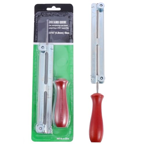 SOIMISS Kettensägen Schärfer Kit mit Holzgriff Stahlfeile für Ketten und Holz Langlebiges Kettenschleifer Set Ergonomischer Anti rutsch Griff Praktisches Werkzeug für Holzarbeiten und SOIMISS Kettensägen Schärfer Kit mit Holzgriff Stahlfeile für Ketten und Holz Langlebiges Kettenschleifer Set Ergonomischer Anti rutsch Griff Praktisches Werkzeug für Holzarbeiten und von SOIMISS