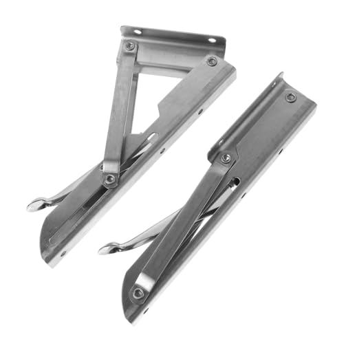 SOIMISS Klappbare Edelstahl Regalhalterung Schwerlast Wandwinkel Regalträger Rostfrei Langlebig für Kellerraum Wandregale und Regalbretter SOIMISS Klappbare Edelstahl Regalhalterung Schwerlast Wandwinkel Regalträger Rostfrei Langlebig für Kellerraum Wandregale und Regalbretter von SOIMISS