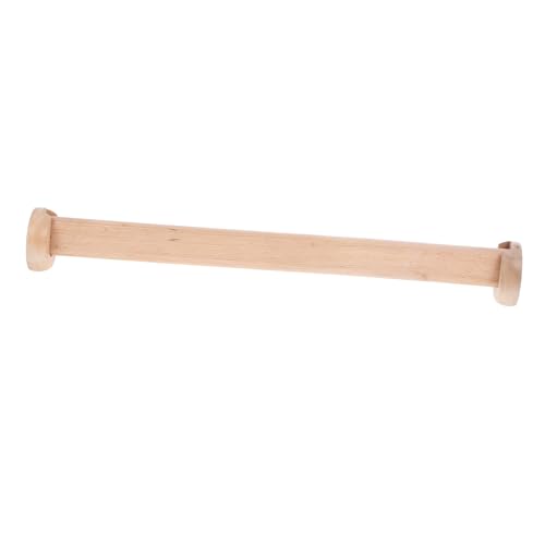 SOIMISS Kleiderstange aus Buchenholz Robuste und Einfach zu Installierende Garderobenstange mit Flanschen Platzsparendes Design für Kleiderschränke Hochwertige Holzstange für SOIMISS Kleiderstange aus Buchenholz Robuste und Einfach zu Installierende Garderobenstange mit Flanschen Platzsparendes Design für Kleiderschränke Hochwertige Holzstange für von SOIMISS