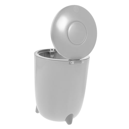 SOIMISS Kleiner Desktop Abfalleimer mit Deckel Kompakt und Geruchsneutral Vielseitig für Büro Schlafzimmer Bad und Küche Moderner Mülleimer zur Platzsparenden Aufbewahrung von Müll und von SOIMISS