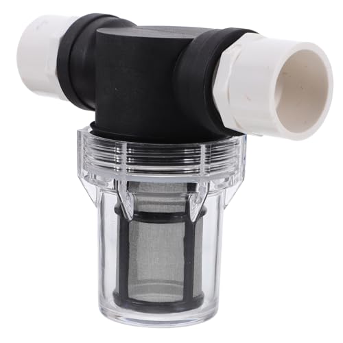 SOIMISS Kleiner PVC Wasserfilter mit Mesh Sieb Langlebiger Effektive Sedimententfernung Kompakt und Installieren als Wasserenthärter für Hartes Leitungswasser im Garten von SOIMISS