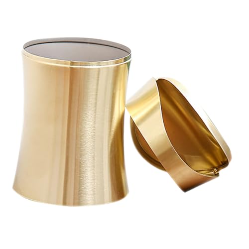 SOIMISS Kleiner Mülleimer mit Deckel Kleiner Schreibtisch Mülleimer für Büro Bad und Küche Geruchsblockierender Tischmülleimer Design Platzsparend von SOIMISS