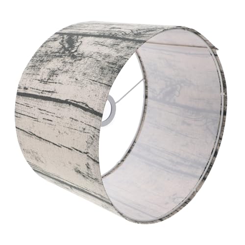 SOIMISS Kompakter Lampenschirm mit Natürlichem Baumrindenmuster Flexibler Stoff Tischlampenschirm Abnehmbar und Einfach zu Reinigen Minimalistisches Design für Nachttisch und von SOIMISS