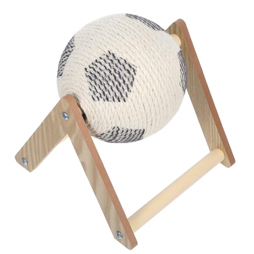 SOIMISS Kratzball aus Sisal mit Schrägem Kratzbrett Interaktives Katzenspielzeug für Kleine und Mittelgroße Katzen Fördert Bewegung und Schützt Möbel vor Kratzschäden Hellbraun SOIMISS Kratzball aus Sisal mit Schrägem Kratzbrett Interaktives Katzenspielzeug für Kleine und Mittelgroße Katzen Fördert Bewegung und Schützt Möbel vor Kratzschäden Hellbraun von SOIMISS