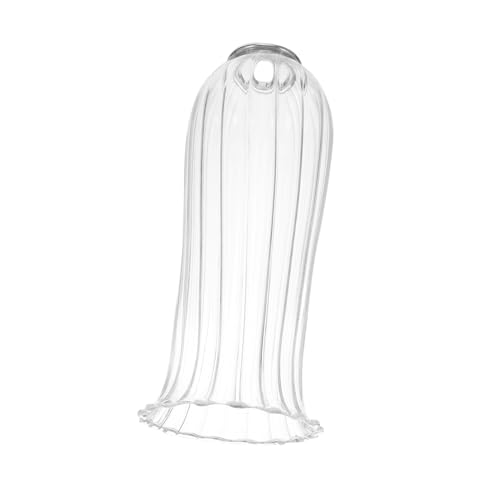 SOIMISS Glaslampenschirm Klar Für Kronleuchter Tischleuchte Wandleuchte Aus Transparentem Glas Gefertigt Passend Für Beleuchtungskörper Deckenleuchte Und Wandlampe von SOIMISS