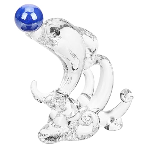 SOIMISS Kristallklarer Delfin Dekofigur mit Flachem Boden Einzigartige Handgefertigte Desktop Dekoration Modisches Miniatur Design für Wohnzimmer Büro und Restaurant Stilvolle SOIMISS Kristallklarer Delfin Dekofigur mit Flachem Boden Einzigartige Handgefertigte Desktop Dekoration Modisches Miniatur Design für Wohnzimmer Büro und Restaurant Stilvolle von SOIMISS