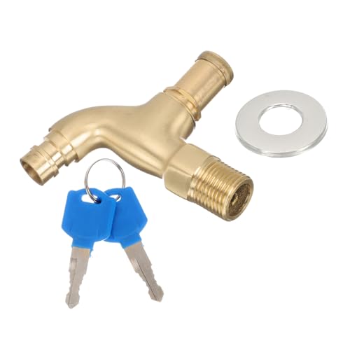 SOIMISS Kupfer Wandventil Wasserhahn mit Diebstahlschutz Multifunktionaler Auslauf für Küche Waschmaschine Garten und Badezimmer Langlebig Installieren Inklusive Schlüssel SOIMISS Kupfer Wandventil Wasserhahn mit Diebstahlschutz Multifunktionaler Auslauf für Küche Waschmaschine Garten und Badezimmer Langlebig Installieren Inklusive Schlüssel von SOIMISS