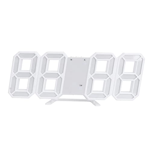 SOIMISS LED Digitaluhr Kreative Wand und Tischuhr mit USB Weiß für Zuhause und Büro Energiesparend Große Ziffern Snooze Funktion Temperaturanzeige Helligkeitsanpassung SOIMISS LED Digitaluhr Kreative Wand und Tischuhr mit USB Weiß für Zuhause und Büro Energiesparend Große Ziffern Snooze Funktion Temperaturanzeige Helligkeitsanpassung von SOIMISS