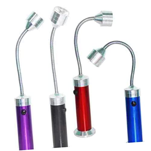 SOIMISS LED Grilllampe mit Magnet Flexibles Bbq Licht für Außenbereich Tragbare Arbeitslampe für Grillen Camping und Notfälle Schwarz ohne Batterie von SOIMISS