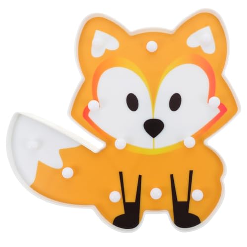 SOIMISS LED Nachtlicht Fuchs Kinderzimmer Lampe Cartoon Tiermotiv Warmes Licht Dekoratives LED Nachtlicht für Schlafzimmer von SOIMISS