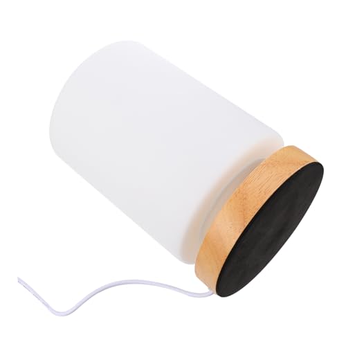 SOIMISS LED Nachttischlampe Zylinder Form aus Holz Touch Regler USB Nachttischlicht Atmosphärische Stimmungslampe für Schlafzimmer und Kinderzimmer SOIMISS LED Nachttischlampe Zylinder Form aus Holz Touch Regler USB Nachttischlicht Atmosphärische Stimmungslampe für Schlafzimmer und Kinderzimmer von SOIMISS