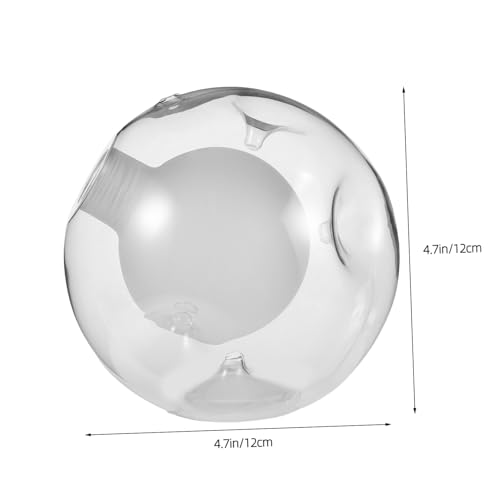 SOIMISS Lampenschirm Ersatz Kugel Lampenschirm mit Konvexer Oberfläche Hitzebeständig Blendfrei Klare Glasleuchte für Pendelleuchte Wohnzimmer Esszimmer Schlafzimmer von SOIMISS