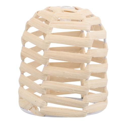 SOIMISS Lampenschirm Mini Lampenabdeckung Lampenschirm aus Naturfaser Handgewebt Natürliche Tischlampe Lichtschutz für Innenbeleuchtung Wohnzimmer Schlafzimmer Büro von SOIMISS