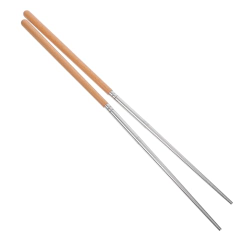 SOIMISS Lange Edelstahl Essstäbchen mit Hitzebeständigem Holzgriff Rutschfest Multifunktional für Braten Suppen Nudeln Küchenwerkzeug mit Sicherem Hitzeschutz Robust und Langlebig SOIMISS Lange Edelstahl Essstäbchen mit Hitzebeständigem Holzgriff Rutschfest Multifunktional für Braten Suppen Nudeln Küchenwerkzeug mit Sicherem Hitzeschutz Robust und Langlebig von SOIMISS