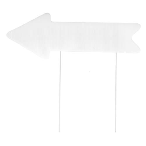SOIMISS Leeres Gartenschild aus Kunststoff mit Erdspieß Wetterfestes DIY Rasenschild für Garten Werbung und Partys Vielseitiges Outdoor warnschild SOIMISS Leeres Gartenschild aus Kunststoff mit Erdspieß Wetterfestes DIY Rasenschild für Garten Werbung und Partys Vielseitiges Outdoor warnschild von SOIMISS