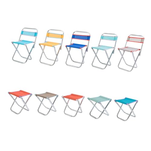 SOIMISS Leichter Faltbarer Campingstuhl mit Rückenlehne Klappbarer Anglerstuhl aus Robustem Edelstahl Mobiler Outdoor Hocker für Angeln Wandern und Reisen Farblich Zufällige Farbe SOIMISS Leichter Faltbarer Campingstuhl mit Rückenlehne Klappbarer Anglerstuhl aus Robustem Edelstahl Mobiler Outdoor Hocker für Angeln Wandern und Reisen Farblich Zufällige Farbe von SOIMISS
