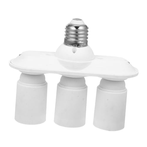 SOIMISS Light Socket Adapter Fach Lampenfassung Splitter Halterung Robuste Konstruktion Einfache Montage Geeignet für LED und Energiesparlampen in Büro Zuhause Küche Vielseitig Einsetzbar von SOIMISS