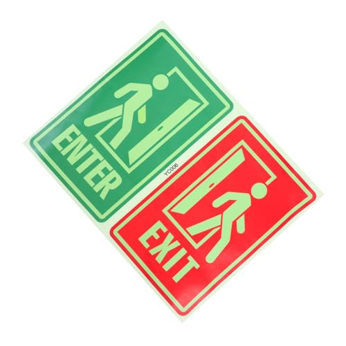 SOIMISS Luminöses Exit Sticker Selbstklebend Leuchtender Fluchtweg Indikator Weiches Nachtlicht Robuste Wanddeko Für Korridore Schlafzimmer Wohnzimmer SOIMISS Luminöses Exit Sticker Selbstklebend Leuchtender Fluchtweg Indikator Weiches Nachtlicht Robuste Wanddeko Für Korridore Schlafzimmer Wohnzimmer von SOIMISS