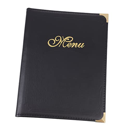 SOIMISS Menübuch mit Praktischem Design Eleganter Ordner für Restaurantpreise Rutschfeste Seiten Robuste Verarbeitung für Speisekarten und Bestellungen Gastronomiebetrieben von SOIMISS