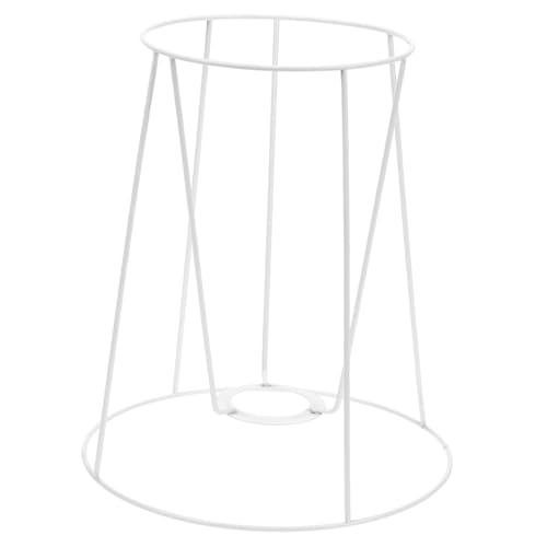 SOIMISS Metall Lampenschirmrahmen Tischlampe Stabiler DIY Lampenschirm Gestell Rund Quadratisch Installieren für Schreibtischlampe Büro Wohnzimmer Hotel von SOIMISS