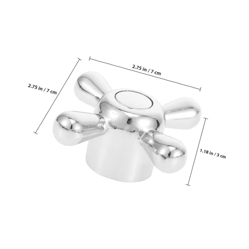 SOIMISS Metall Wasserhahn Griff Schnell Öffnend Retro Stil Robuster Ventilgriff für Bad Küche Installieren Langlebig und Praktisch für Waschbecken und Spüle SOIMISS Metall Wasserhahn Griff Schnell Öffnend Retro Stil Robuster Ventilgriff für Bad Küche Installieren Langlebig und Praktisch für Waschbecken und Spüle von SOIMISS