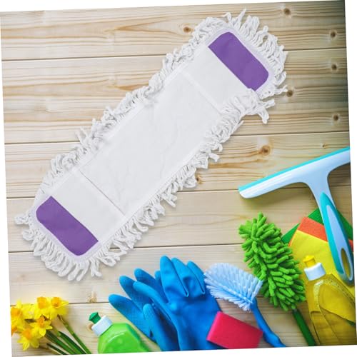 SOIMISS Mikrofaser Wischmopp Ersatzpads Baumwolle Moppkopf mit Starker Wasseraufnahme Wiederverwendbar Maschinenwaschbar für Parkett Laminat Fliesen und Teppichboden Reinigung Zubehör von SOIMISS