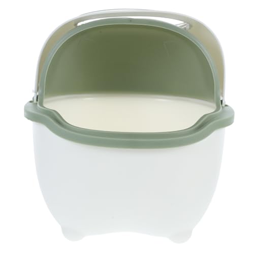 SOIMISS Mini Desktop Abfalleimer mit Deckel Lustiger Cartoon Bären Müllbehälter für Büro Schreibtisch Kleiner Tragbarer Abfallkorb Weiß Grün SOIMISS Mini Desktop Abfalleimer mit Deckel Lustiger Cartoon Bären Müllbehälter für Büro Schreibtisch Kleiner Tragbarer Abfallkorb Weiß Grün von SOIMISS